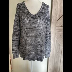 ROXY medium long sleeve loose knit  sweater